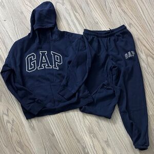 GAP Kids Dark Blue Joggers and Hoodie Set